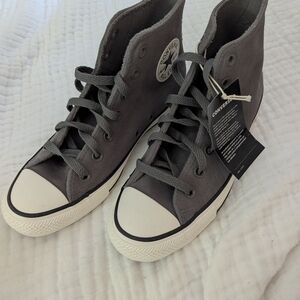 Converse Gray High-Top Sneakers